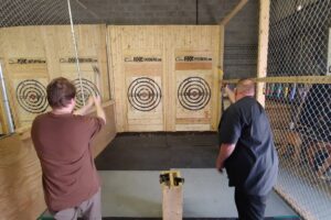 Cleveland Axe Throwing for Team Building
