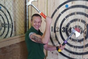 Cleveland Axe Throwing for Team Building