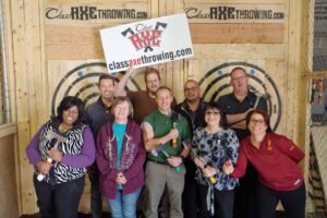 Cleveland Axe Throwing for Team Building
